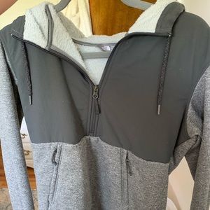 Fur lined north face jacket